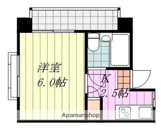 サン・クラージュ【3階】の間取り