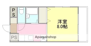 カーサエルマール【601号室】の間取り