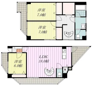 シェーンヴィラ【5階】の間取り