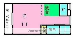 オーパスワン【3階】の間取り