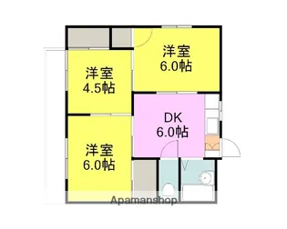 メゾンドメリー【2階】の間取り