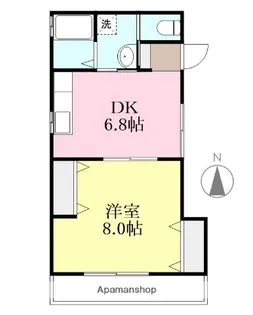 セントレア三杉【2階】の間取り