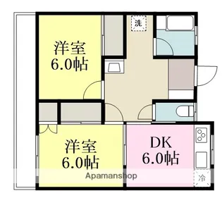 美沢ビル【2階】の間取り