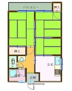 白石荘 南館【1階】の間取り