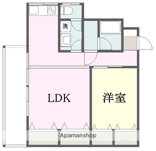 パークサイド上田【101号室】の間取り