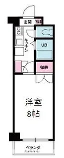 ジョイフル第5中村【4階】の間取り