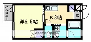 ジャンヌ喜与町【310号室】の間取り