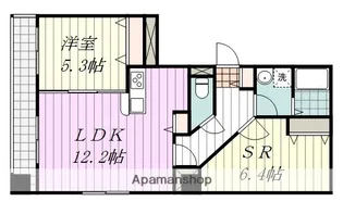 アヴァンサ千舟【8階】の間取り
