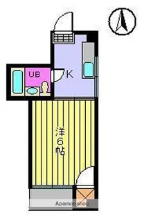 第4杉フラット【5階】の間取り
