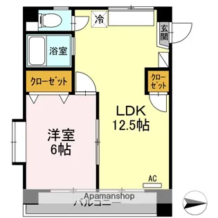 サンライズM【4階】の間取り