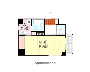 スリースターズマンション【503号室】の間取り