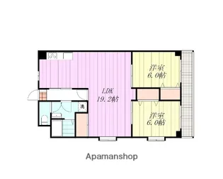 シティーマンション【3階】の間取り