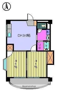 メゾン夢来【2階】の間取り