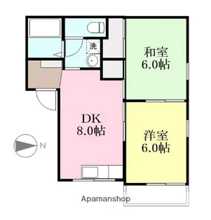 カーサ・ドミンゴ【2階】の間取り