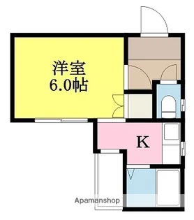 エーデルハイム木屋町【1階】の間取り
