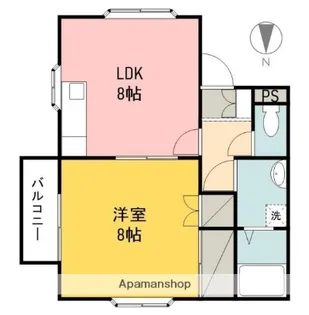 仙波ハウス B棟【1階】の間取り