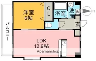 ロイヤルビラ南小坂【5階】の間取り