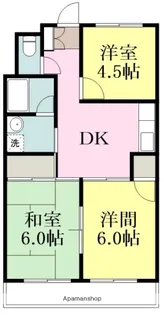 徳和マンション【5階】の間取り