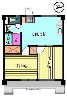 SAKURA HOUSE【303号室】の間取り