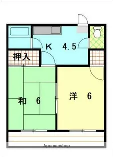 ラブレ小坂【302号室】の間取り