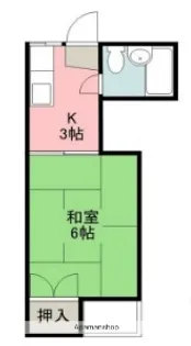 和風アパート和【2階】の間取り