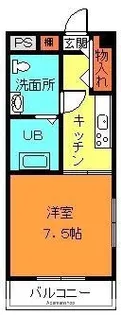 キャッスルEYA【4階】の間取り