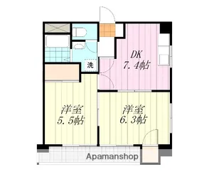 SPACIA MiKi【5階】の間取り