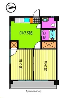 天山ハイツⅡ【201号室】の間取り