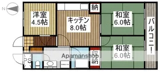 第一吉田マンション【3階】の間取り