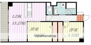 松山グランドハイツ【2階】の間取り