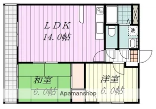グランデージ高岡【2階】の間取り