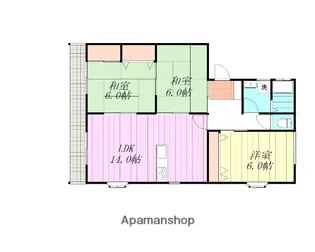 雅ハイツ【202号室】の間取り