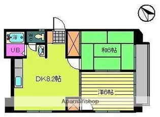 リバーフロント酒井【3階】の間取り