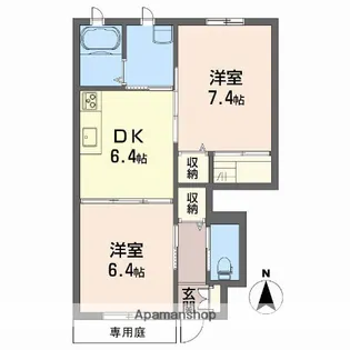 フィーネ【1階】の間取り
