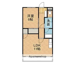 沢田マンション【502号室】の間取り