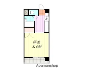 ルミウス来住【206号室】の間取り