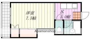 1Kの間取り画像