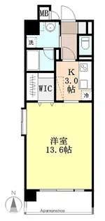 ジュエルミサワ 12【301号室】の間取り