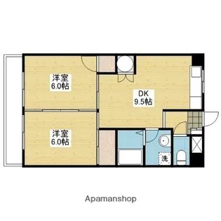 エクシード久万ノ台【703号室】の間取り