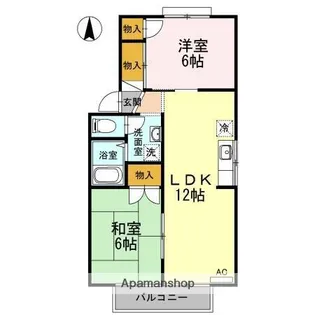 ルミエール22 C棟【2階】の間取り