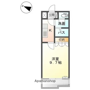 ロイヤルハイツ・IYO【2階】の間取り