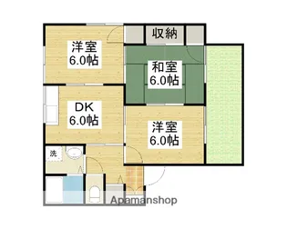 マリエール中須賀【2階】の間取り