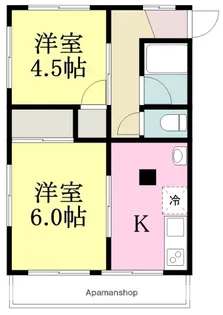 小道マンション【4階】の間取り