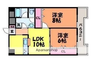 フェリオ市駅西Ⅰ【1階】の間取り