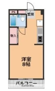 ルミウス空港通【211号室】の間取り