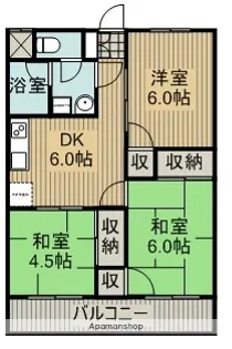 第5サンテラス吉田【4階】の間取り