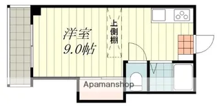 エステートYOU【202号室】の間取り