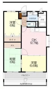 ベイリーフA【1階】の間取り