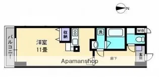AXIS空港通【507号室】の間取り