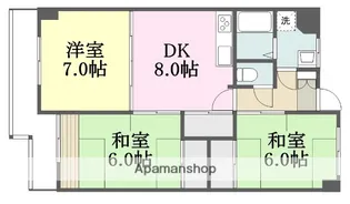 アインヴィント【405号室】の間取り